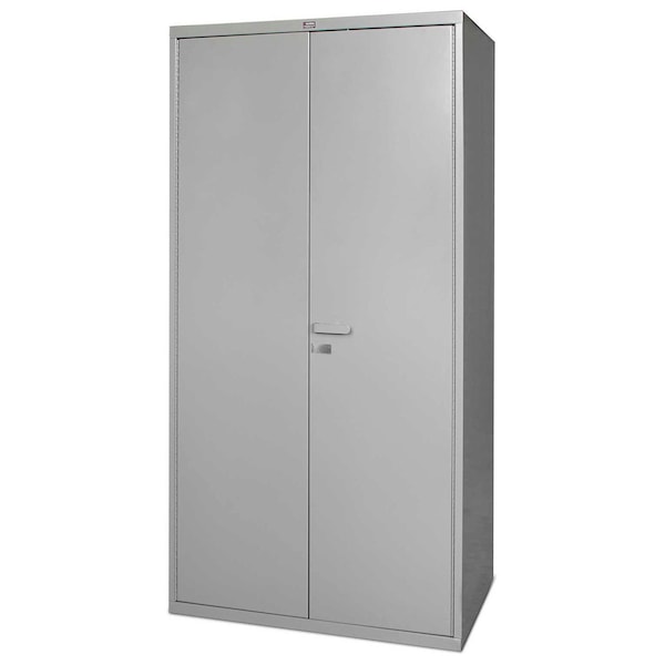 Full Height Storage Cabinet, 78 in H, 36 in W, Gray